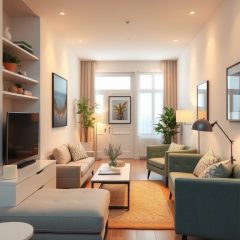 Jak urządzić wąski pokój, by zyskać przestrzeń i funkcjonalność dzięki kolorom, meblom i oświetleniu