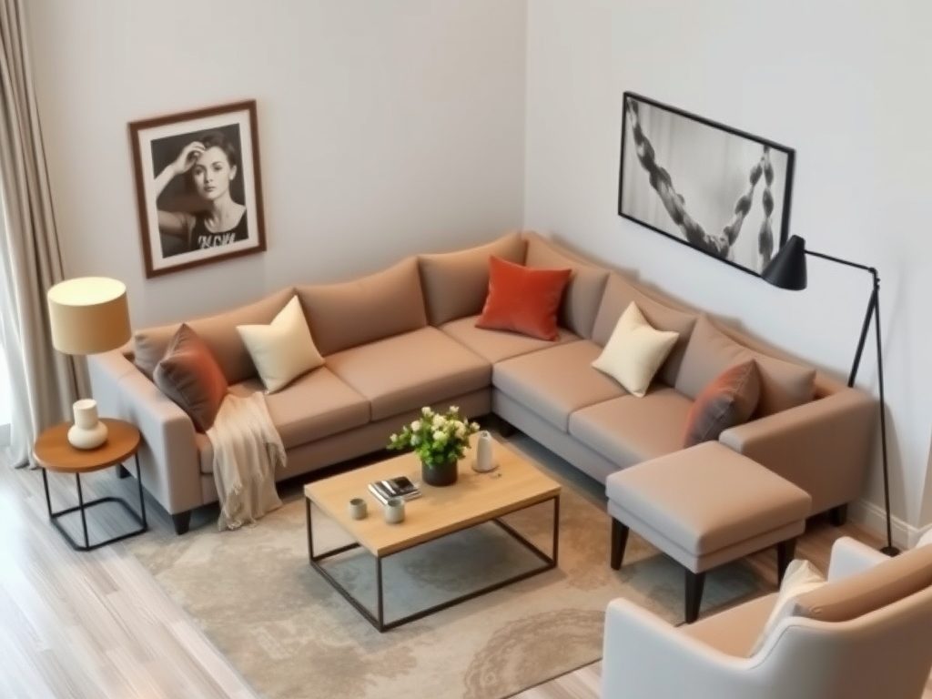 Układ mebli w salonie z narożnikiem: jak zorganizować przestrzeń dla wygody i stylu