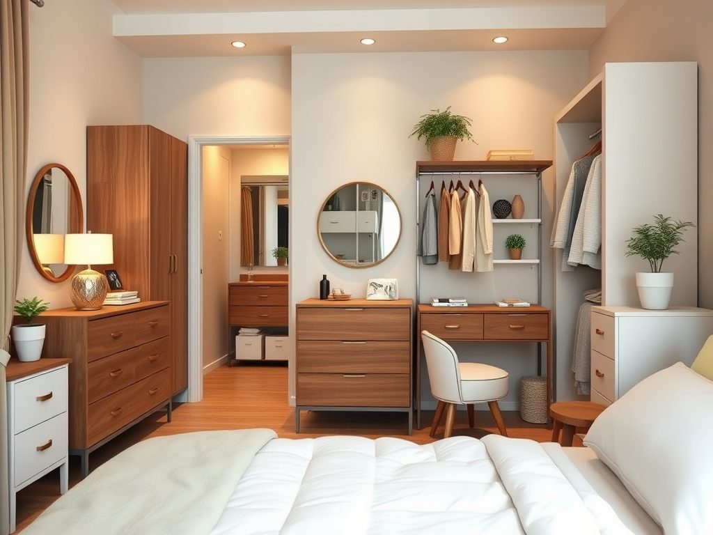 Meble do przechowywania w sypialni: jak wybrać funkcjonalne i stylowe rozwiązania dla każdej przestrzeni