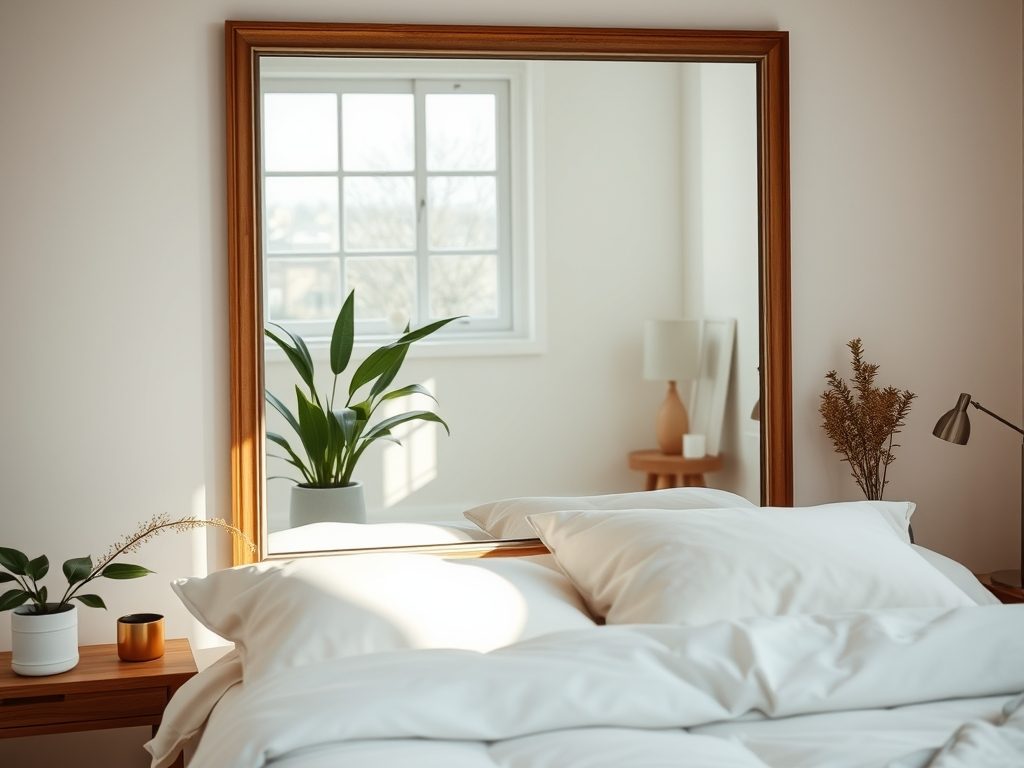 Lustro w sypialni – gdzie powiesić, by zyskać światło, przestrzeń i harmonię zgodnie z feng shui